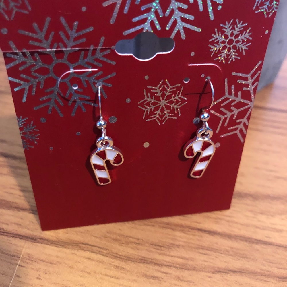 Christmas Candy Cane Earrings